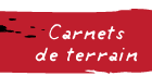 Carnets de terrain
